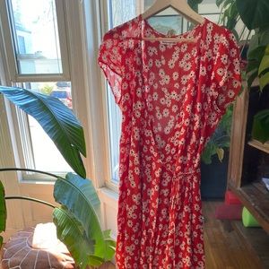 Reformation Carina Dress Oopsie Daisy Dress 1x NWT